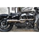 Bomb V2 Tattoo Exhaust System , Raw Smooth Heat Shield,...