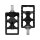 MX V1 Passenger Pegs Black Anodized