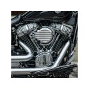 Finned Air Cleaner Chrome