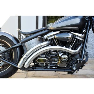 Rainbow V2 Exhaust System , Without Heat Shield, Polished Smith and Listen End Cap, 2,5" Polished