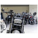 Stripe LED Blinker Black Powder Coated Light Smoke LED