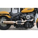 Bomb V2 Tattoo Exhaust System , Black Smooth Heat Shield,...