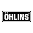 Öhlins sticker "ÖHLINS" white/black