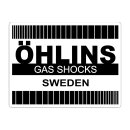 Ã–hlins, sticker Retro black