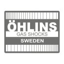 Öhlins, sticker Öhlins Retro white