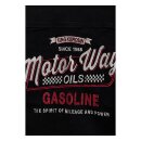 King Kerosin Denim Worker shirt black