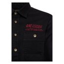 King Kerosin Denim Worker shirt black