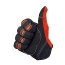 Biltwell Moto Handschuhe schwarz orange