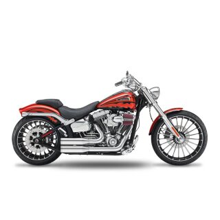 *2 WEEKS EXTRA TRANSIT TIME* KessTech, 2in2 3" Shotgun-Low exhaust ESM3. Chrome