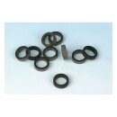 James, oil seal shifter fork shaft. Flat