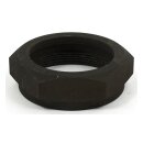 Nut, inlet packing. Black