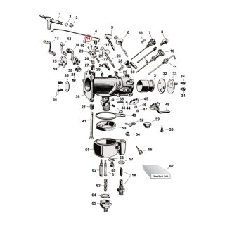 CONNECTION CABLE TO LEVER WITH SCREW