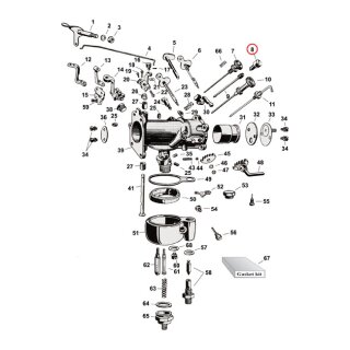 LOCK SCREW, HIGH SPEED NEEDLE VALVE