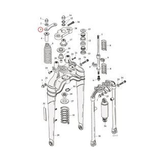SPRING BRIDGE, SOFTAIL SPRINGER FORK