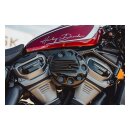 Cult-Werk, aircleaner cover Slotted. Gloss black