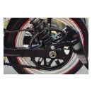Cult-Werk, side mount license plate bracket, black. Germany