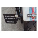 Cult-Werk, side mount license plate bracket, black. Germany
