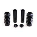 Cult-Werk, 6-piece fork tube cover kit. Long. Black