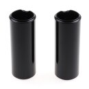 Cult-Werk, 2-piece upper fork cover kit long. Gloss black