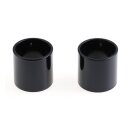 Cult-Werk, 2-piece upper fork cover kit short. Gloss black