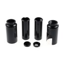 Cult-Werk, 6-piece fork tube cover kit long. Gloss black