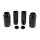 Cult-Werk, 6-piece fork tube cover kit long. Gloss black