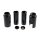Cult-Werk, 6-piece fork tube cover kit long. Gloss black
