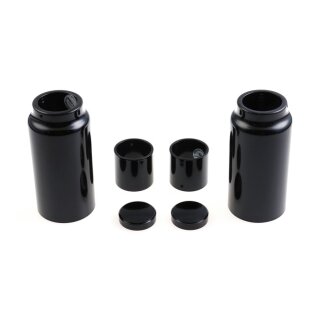 Cult-Werk, 6-piece fork tube cover kit short. Gloss black