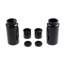 Cult-Werk, 6-piece fork tube cover kit short. Gloss black