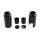 Cult-Werk, 6-piece fork tube cover kit short. Gloss black