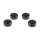 Cult-Werk, rear shock mount covers. Black