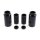 Cult-Werk, 6-piece fork tube cover kit Medium. Gloss black