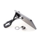 Cult-Werk, side mount license plate bracket AT. Black