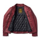 Roland Sands Argonne 74 ladies jacket merlot red