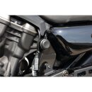 Nightster Smooth Nut Covers without Ricks Logo and fits for Hex Head Screws with Size 22 Black
