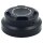 Nightster Premium Nut Covers with Ricks Logo and fits for Hex Head Screws with Size 22 Black