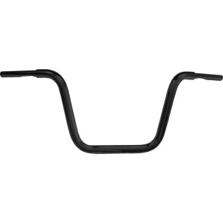 Fat Ape Hanger Handlebar with 1 1/4" Clamp Diameter Black Powder Coated 1 1/4"
