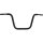 Fat Ape Hanger Handlebar with 1 1/4" Clamp Diameter Black Powder Coated 1 1/4"