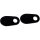 Turn Signal Mounting Plate Black Powder Coated