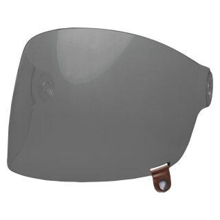 Bullitt Flat Shield with Brown Tab Dark Smoke