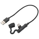 L-Shaped USB Cable USB Connector Type A to Type C