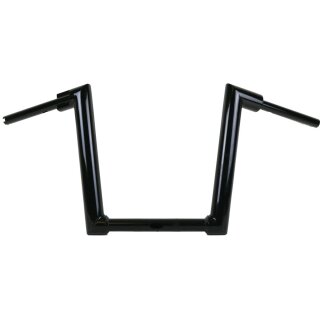 2" Str8UP Tall (380mm) Handlebars Black Powder Coated Cable operated Throttle By Wire