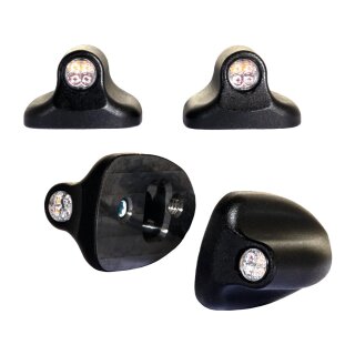 Nightster 3in1 LED Turn Signal/Taillight/Brake Light Black Clear LED