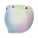 Custom 500 3-Snap Bubble Shield LIght Silver Iridium