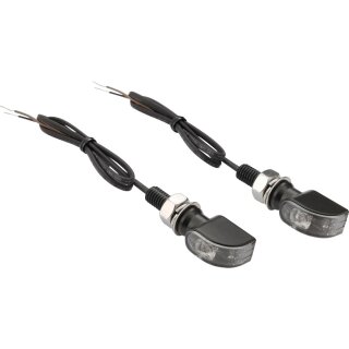 D-Light Mini 1 LED Turn Signal Black Clear LED