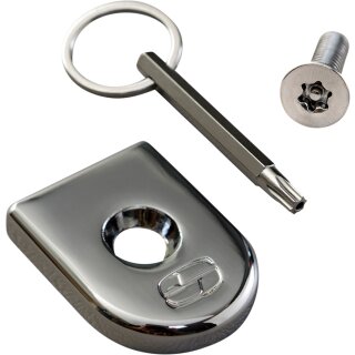 Saddlemen Sicherheitsschraube für Harley Sitze ab 1996 chrom