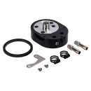 Ölfilter Adapter Offset JAGG für Harley EFI Big Twin 95-17