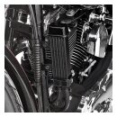 Ölkühler Kit JAGG 6 Row schwarz für Harley Dyna Sportster Softail Touring