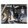 Ölkühler Kit JAGG 10 Row schwarz für Harley Dyna Sportster Softail Touring