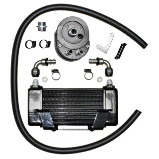 HORIZONTAL OIL COOLER, 10-ROW BLACK